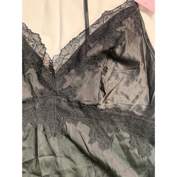 NWT Empress MIMI SILK and elastane cami tank BLACK LACE! size XL - Picture 2 of 5